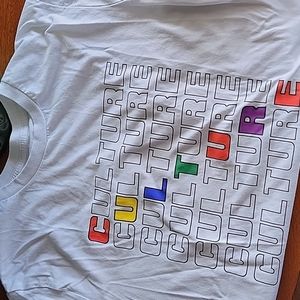 Forever 21 Culture White Tshirt  Mens Sz Medium